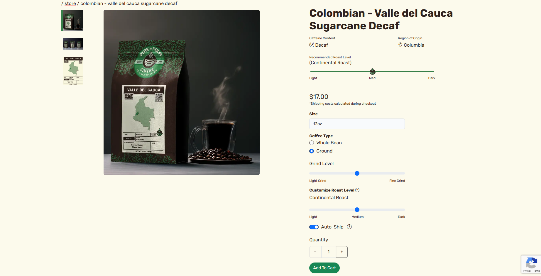 Custom coded e-commerce cart system for different product variations