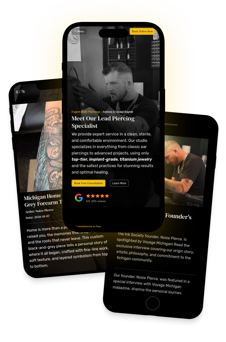 The Ink Society Strategic Redesign Result