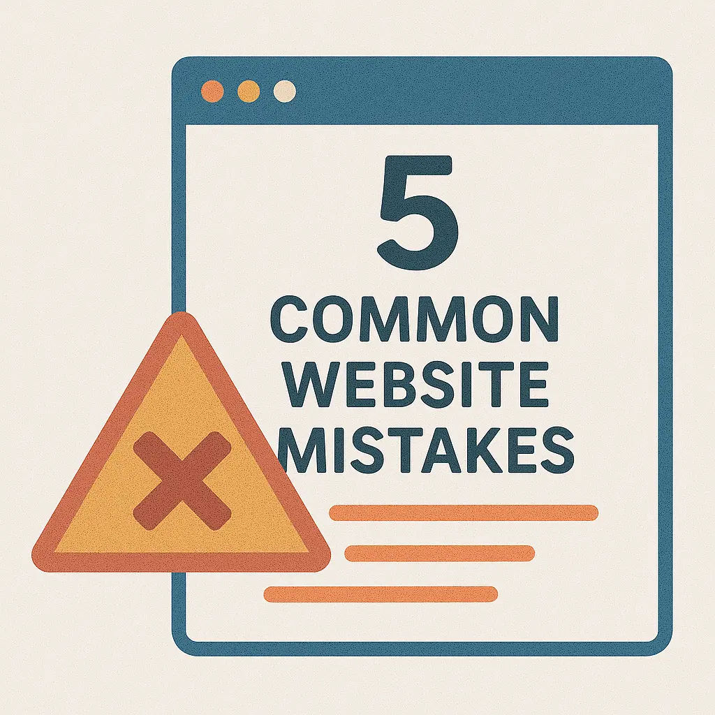 5 Common Website Mistakes That Could Be Costing Your Business Customers