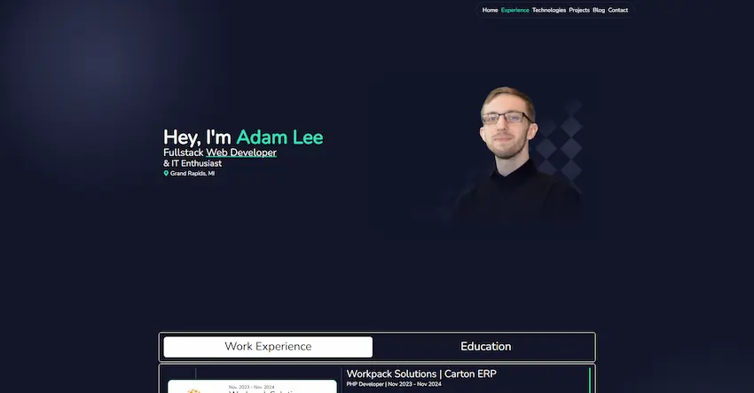 Adam's Portfolio